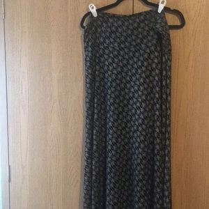 Lularoe XL black maxi skirt